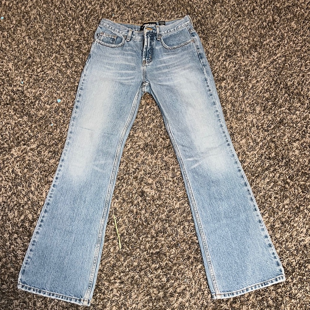 Express Low Rise Flare Jeans